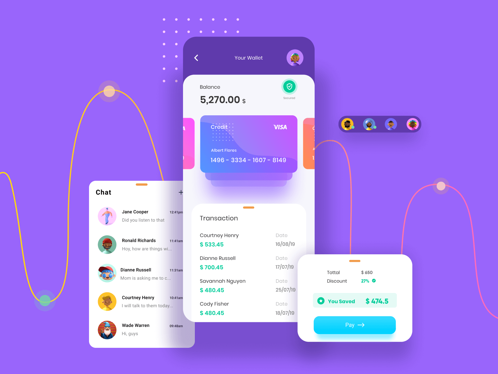 Payment & Transaction Mobile UI